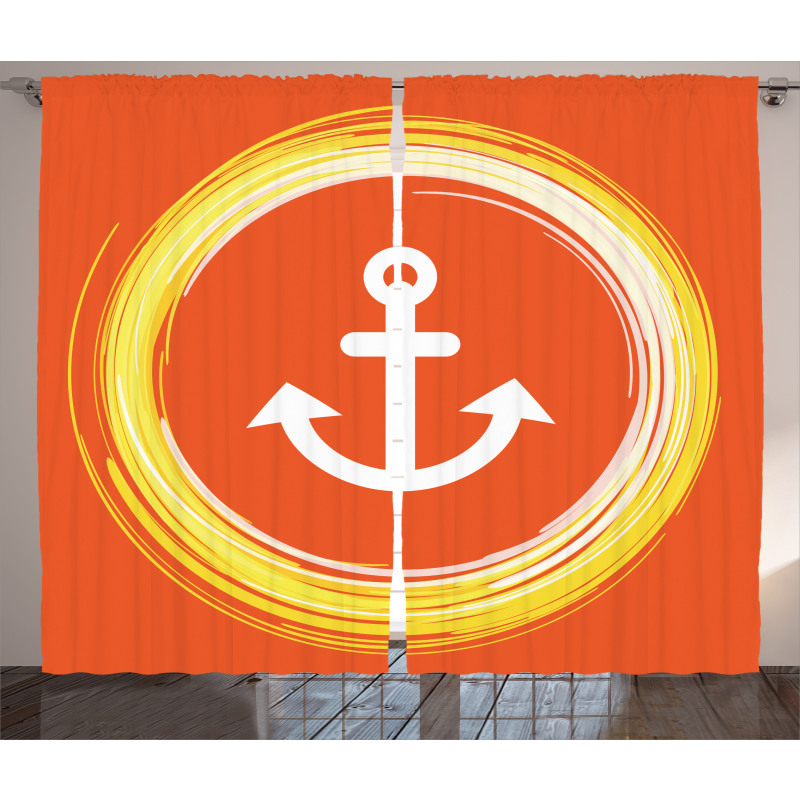 Anchor Image in Circle Curtain