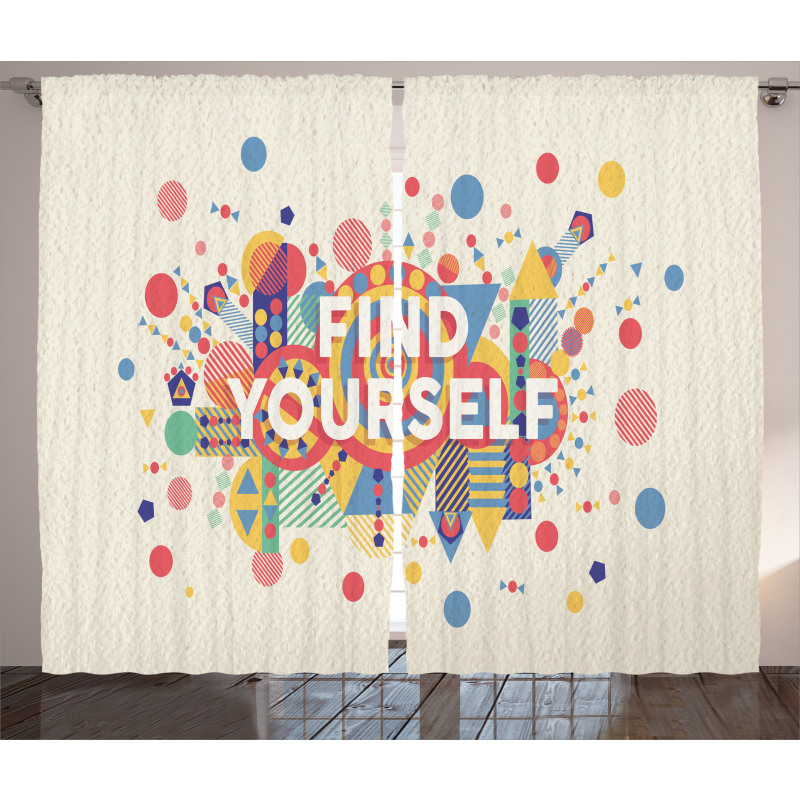 Typographical Poster Curtain