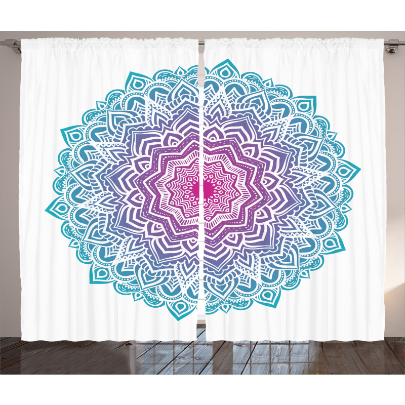 Floral Form Curtain