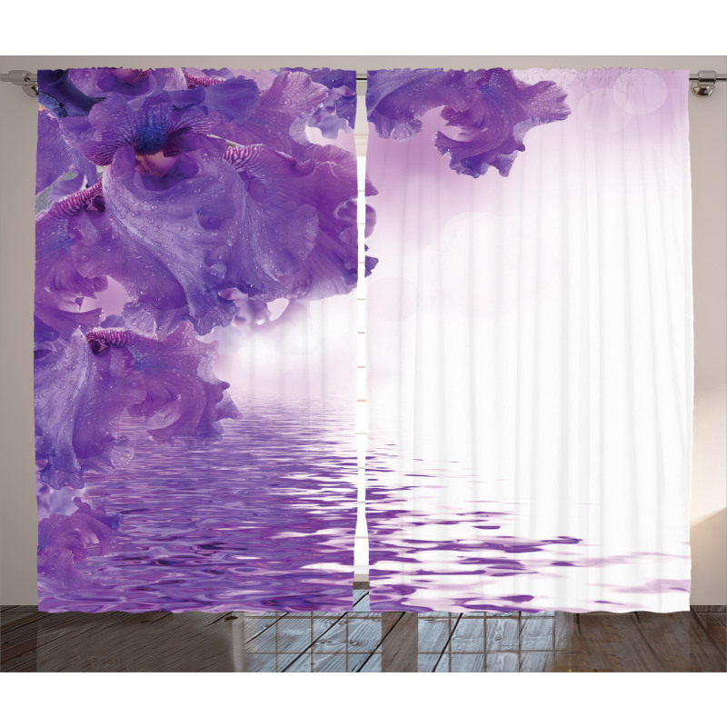 Iris Petals Curtain