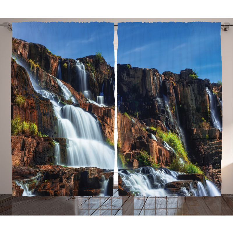 Pongour Waterfall Exotic Curtain