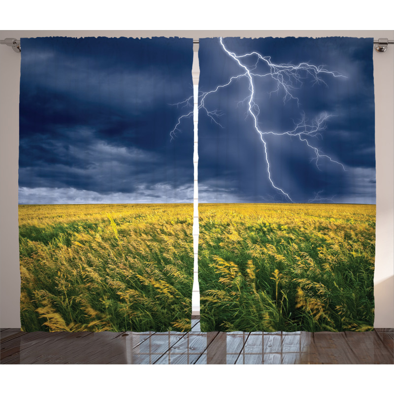 Thunder Bolt Rural Field Curtain