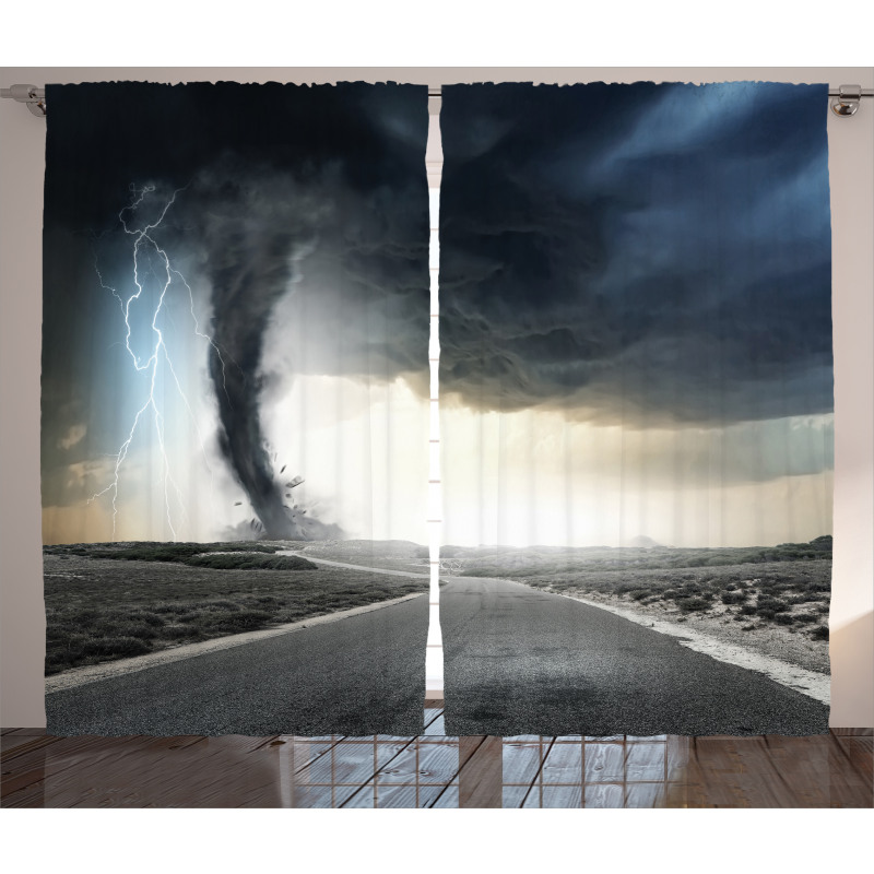 Black Tornado Funnel Gas Curtain