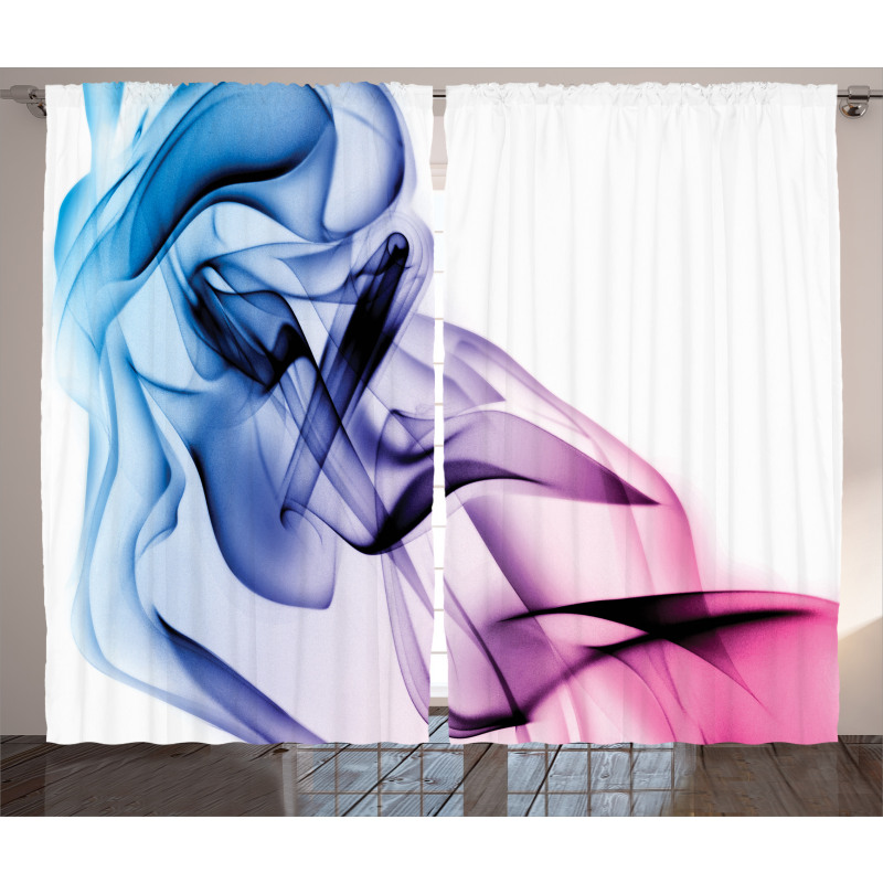 Colorful Smoke Flow Curtain