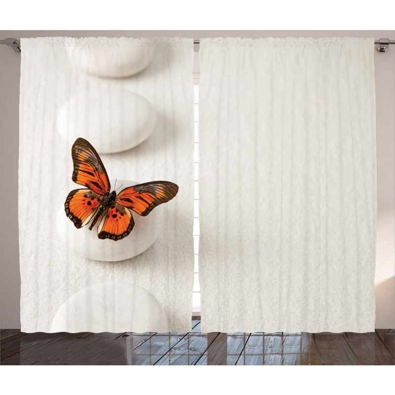 Butterfly Rocks Healing Curtain