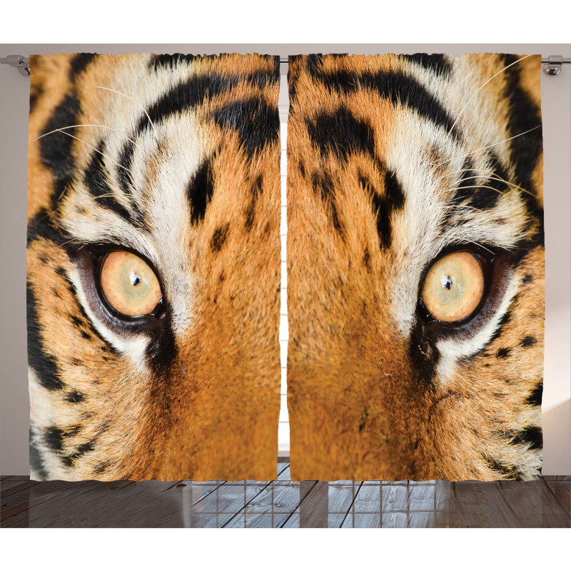 Tiger Eyes Wild Curtain