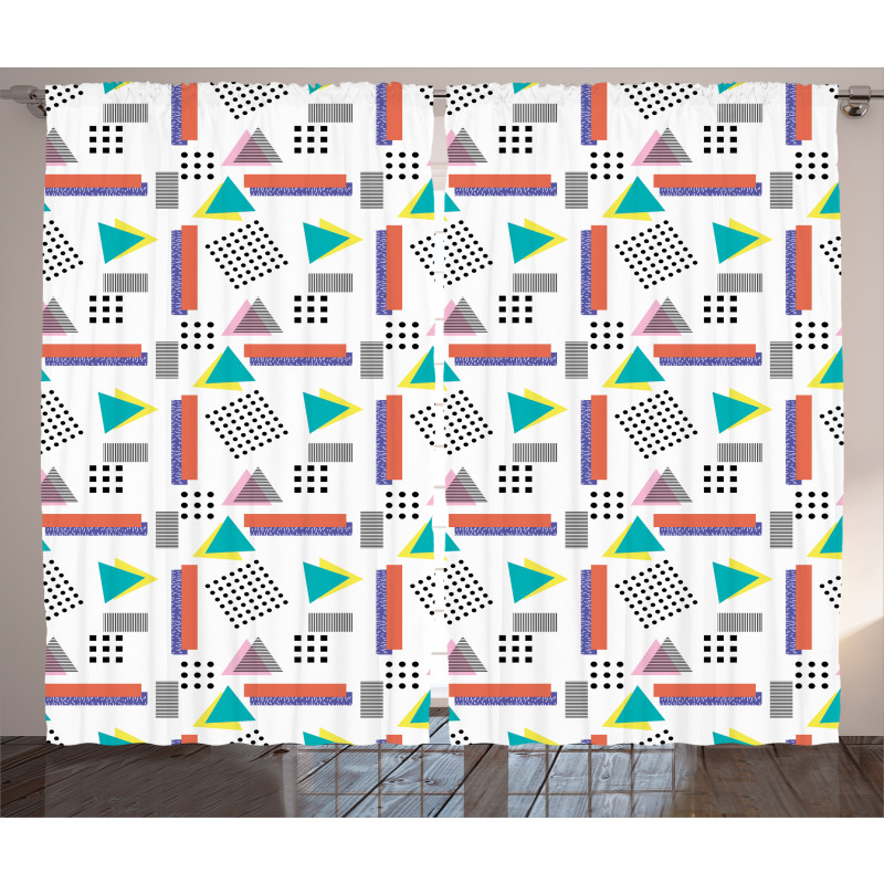 Old Retro Style Pattern Curtain