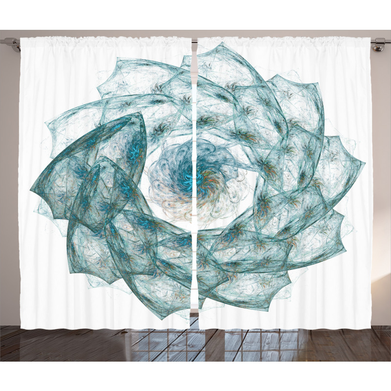 Exquisite Flower Shaped Curtain