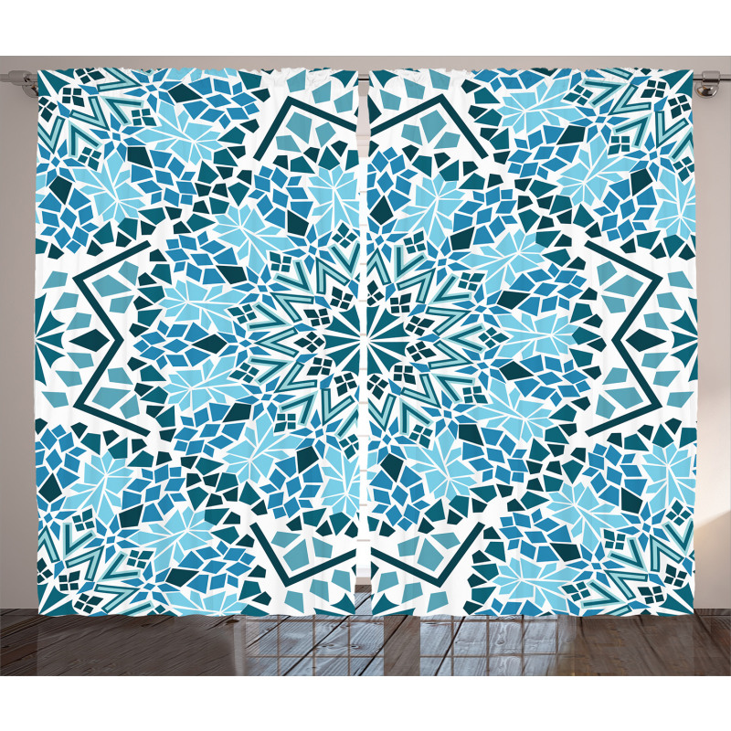 Geometrical Mosaics Curtain