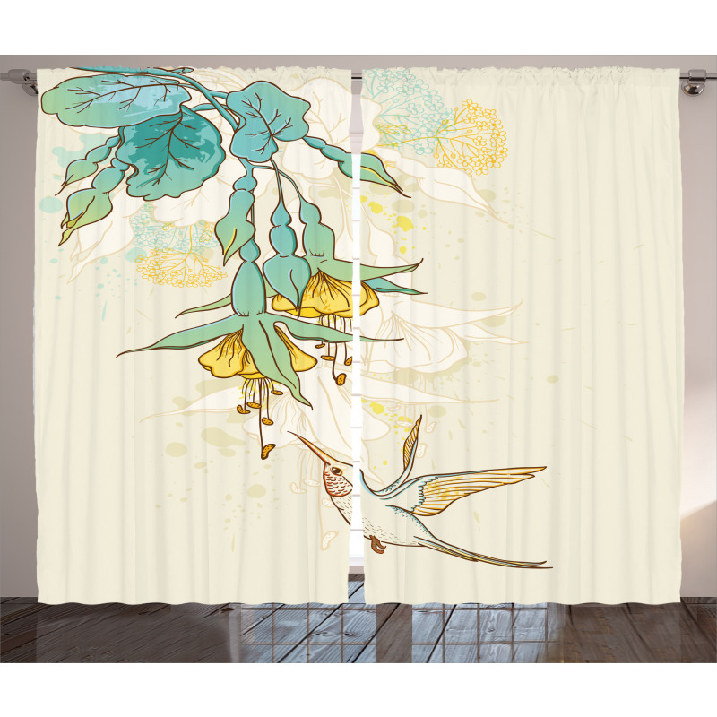 Colibri Exotic Plant Curtain