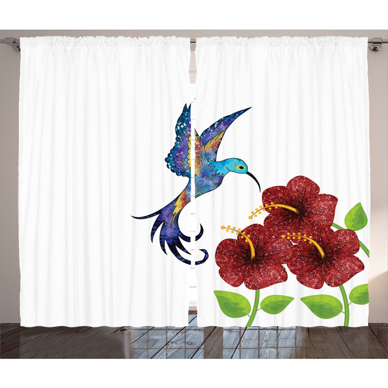 Flower Gardenrt Curtain