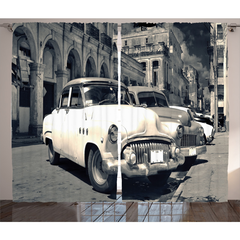American Cars Havana Curtain