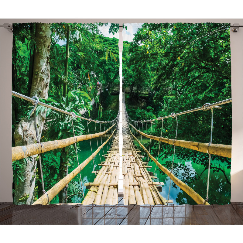 River Bamboo Forest Curtain