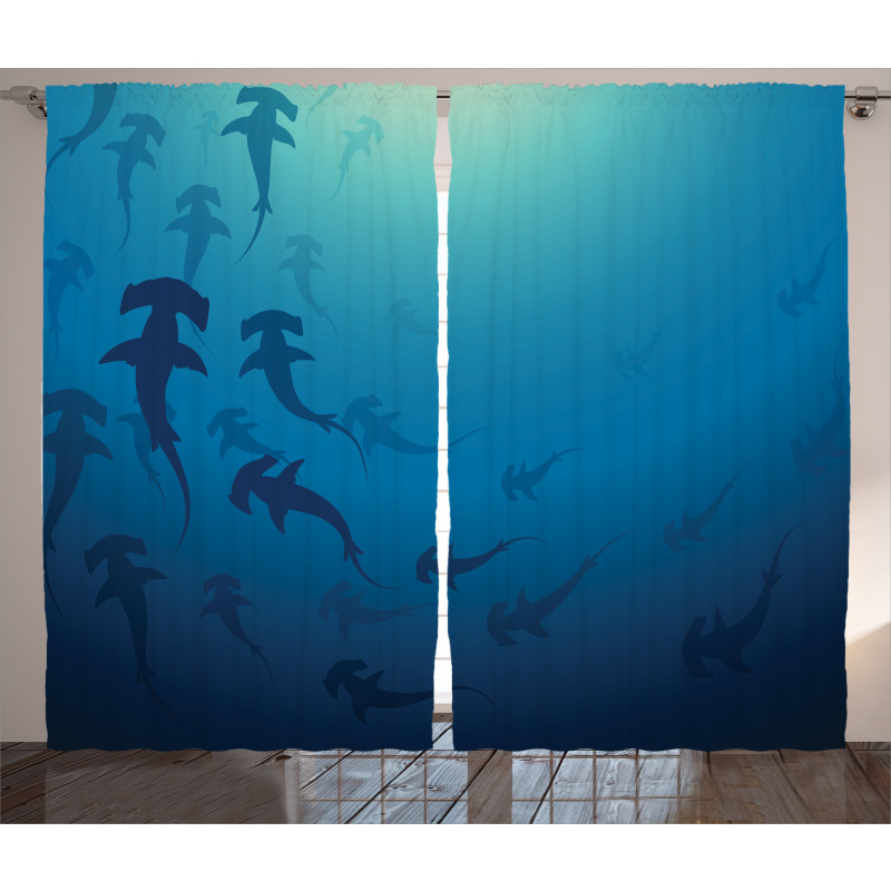 Hammerhead Shark Curtain