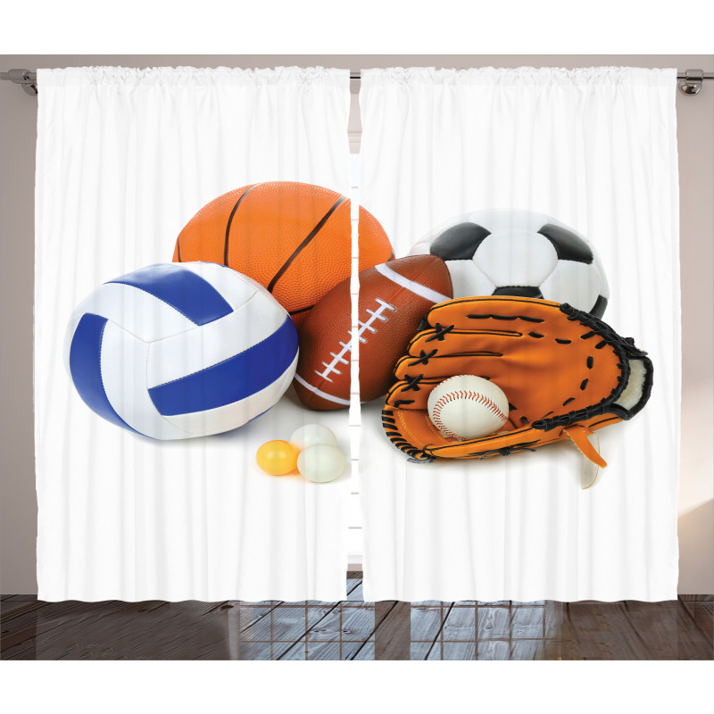 Ping Pong Volleyball Curtain