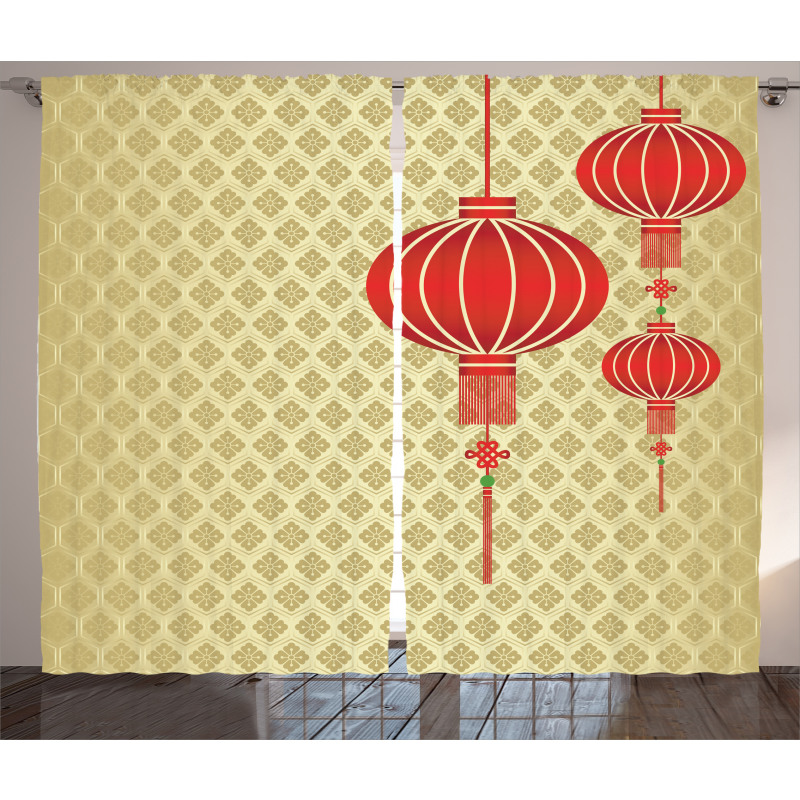 Chinese Baroque Pattern Curtain