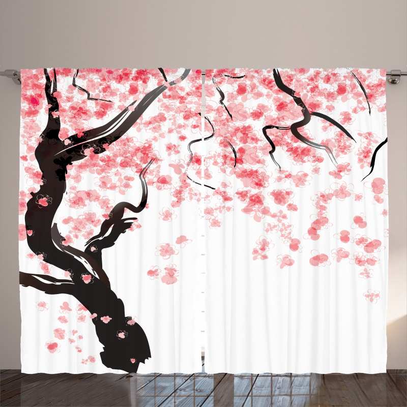 Cherry Blossom Tree Curtain