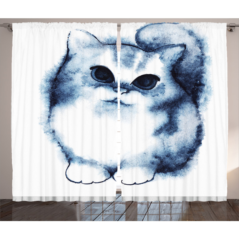 Cat Kitty Kids Design Curtain