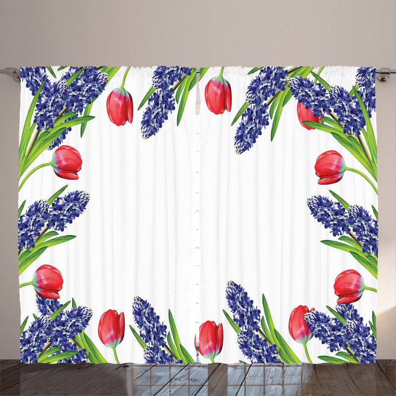 Blossom Spring Flowers Curtain