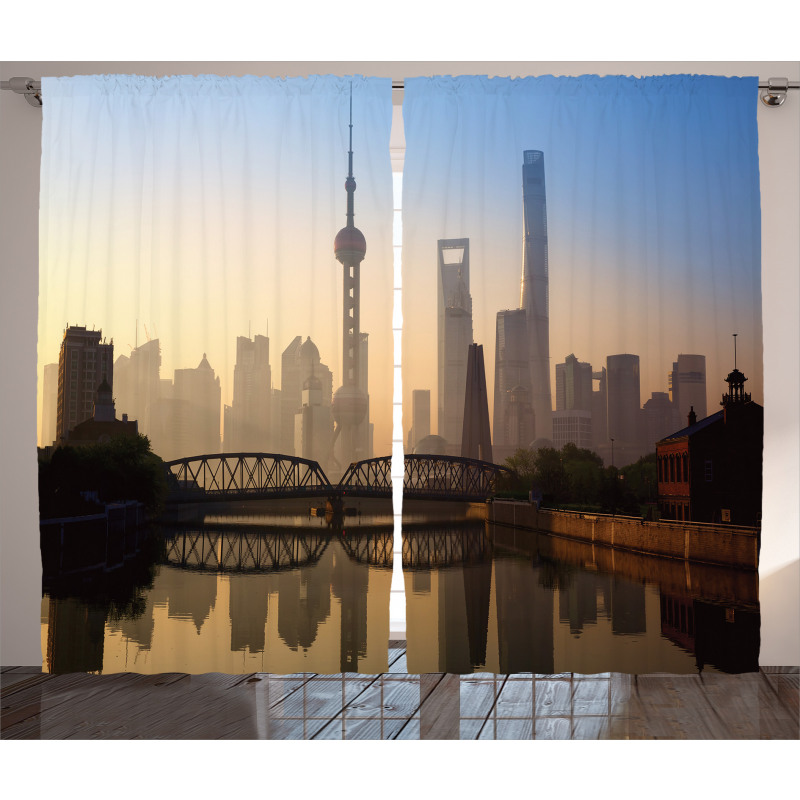 Shanghai Morning View Curtain