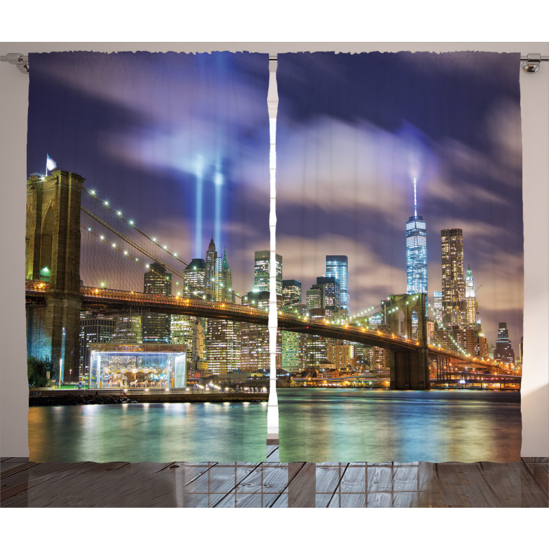 Manhattan Skyline USA Curtain