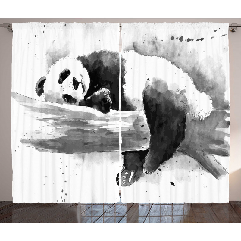 Sleeping Panda Curtain