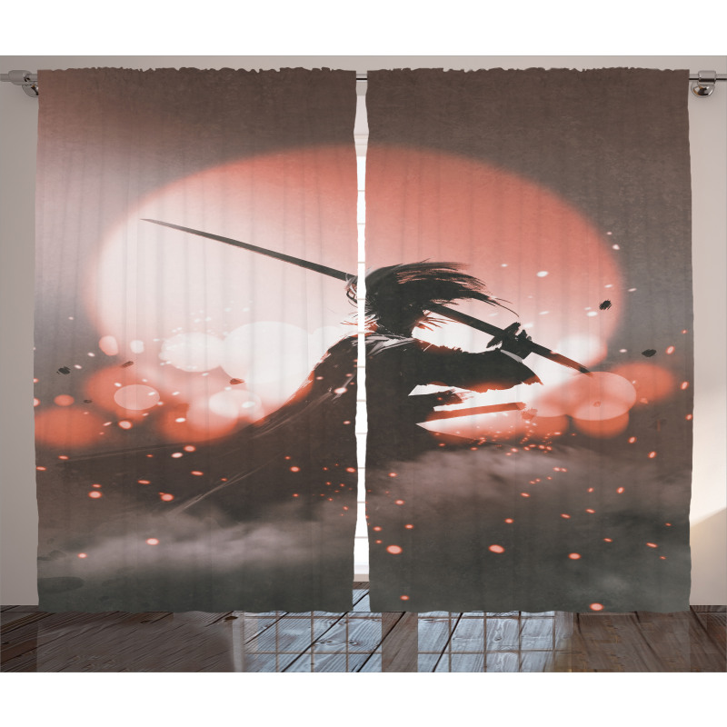 Samurai Japan Curtain