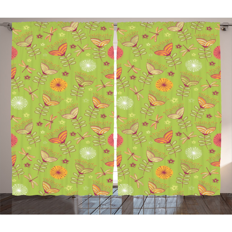 Bluebell Flowers Curtain