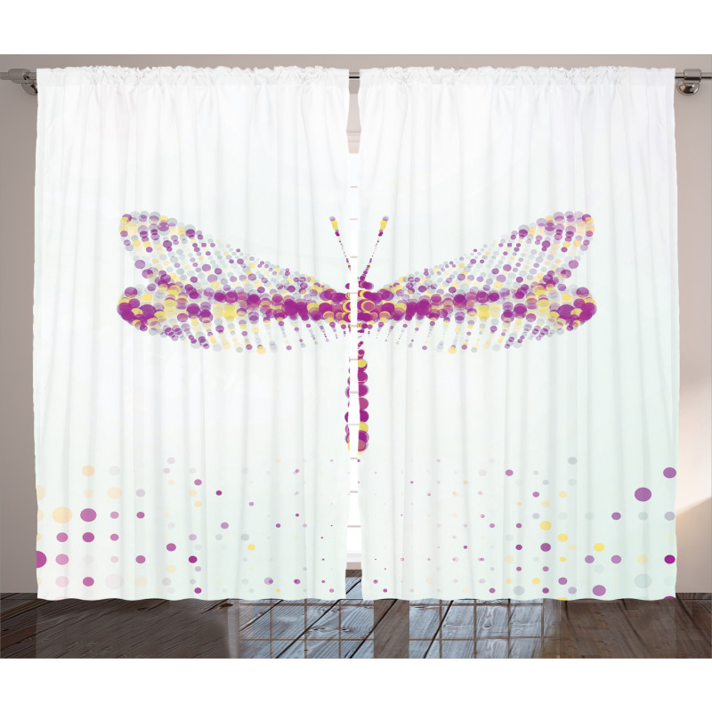 Flying Dragonfly Curtain