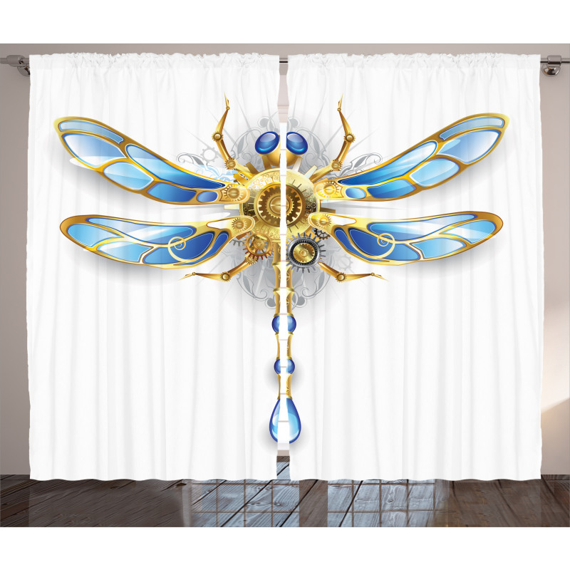 Mechanical Dragonfly Curtain