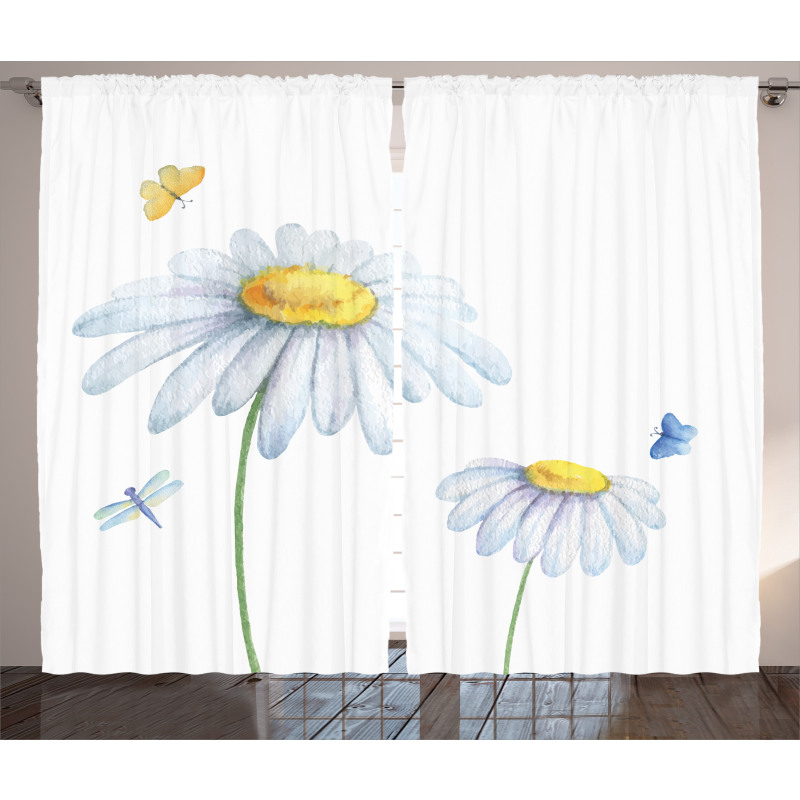 Chamomile Soft Nature Curtain