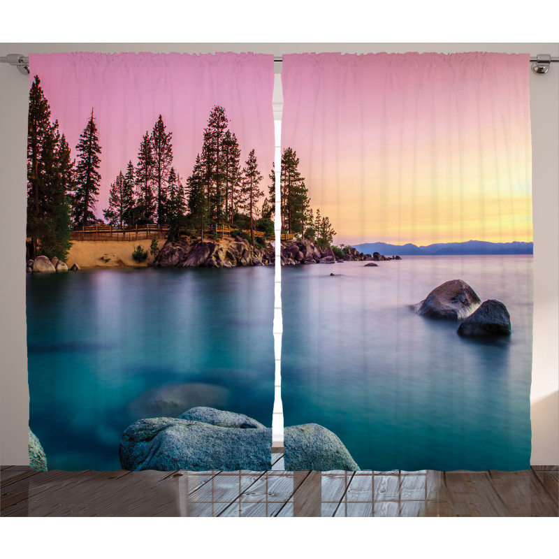 Tranquil Serene View Curtain