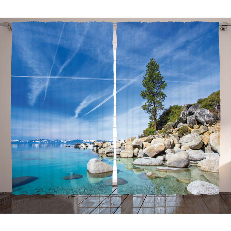 Seascape Lake Tahoe Curtain