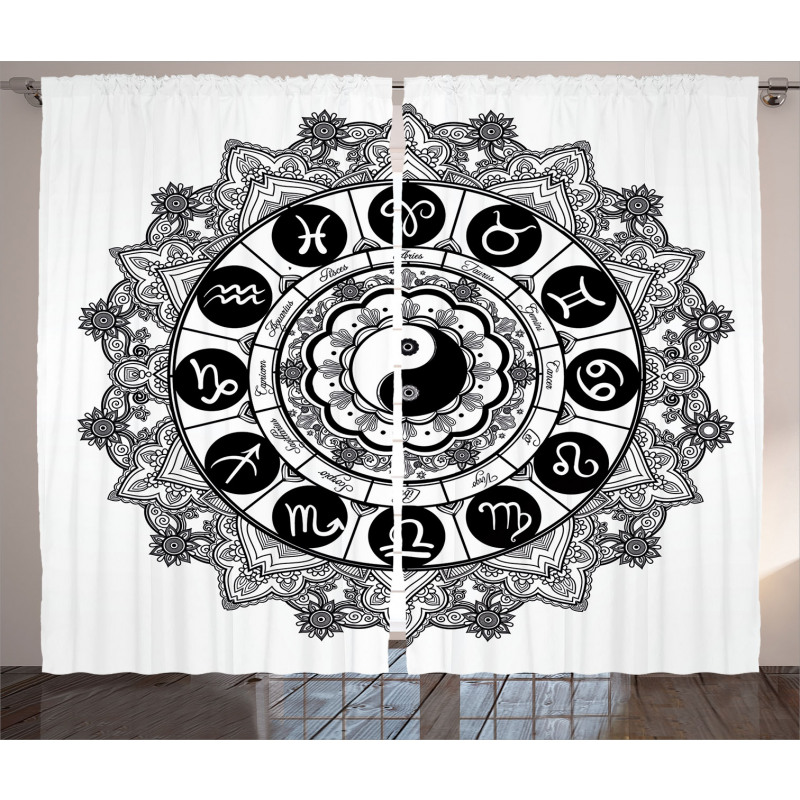 Mandala Art Harmony Curtain