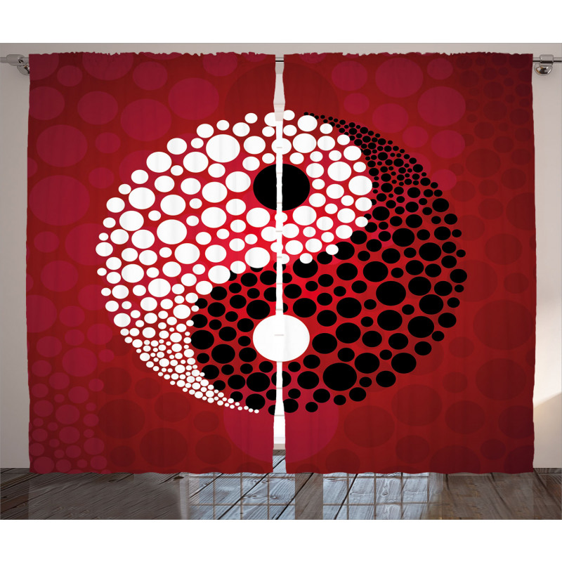 Abstract Cosmos Sign Curtain