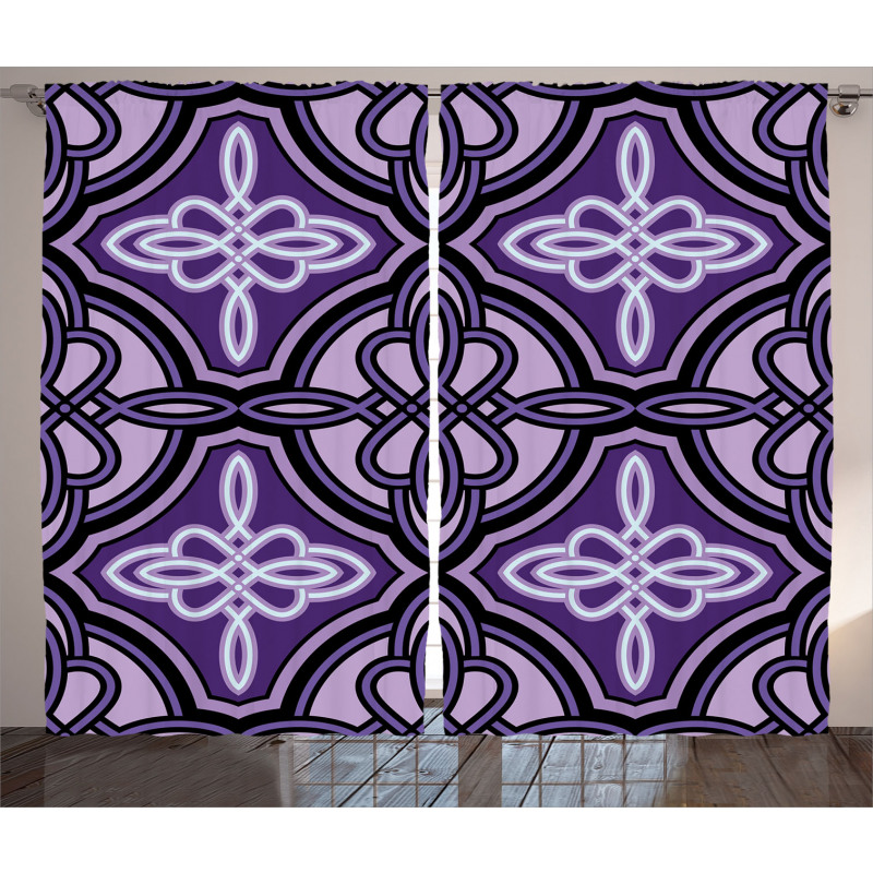 Celtic Knot Art Curtain