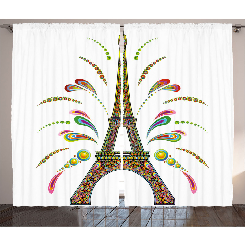 Eiffel Fireworks Curtain