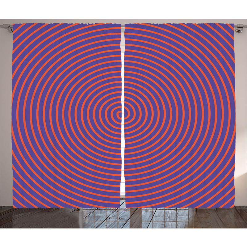 Hypnotic Spiral Curtain