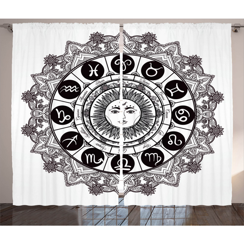Mandala Design Curtain