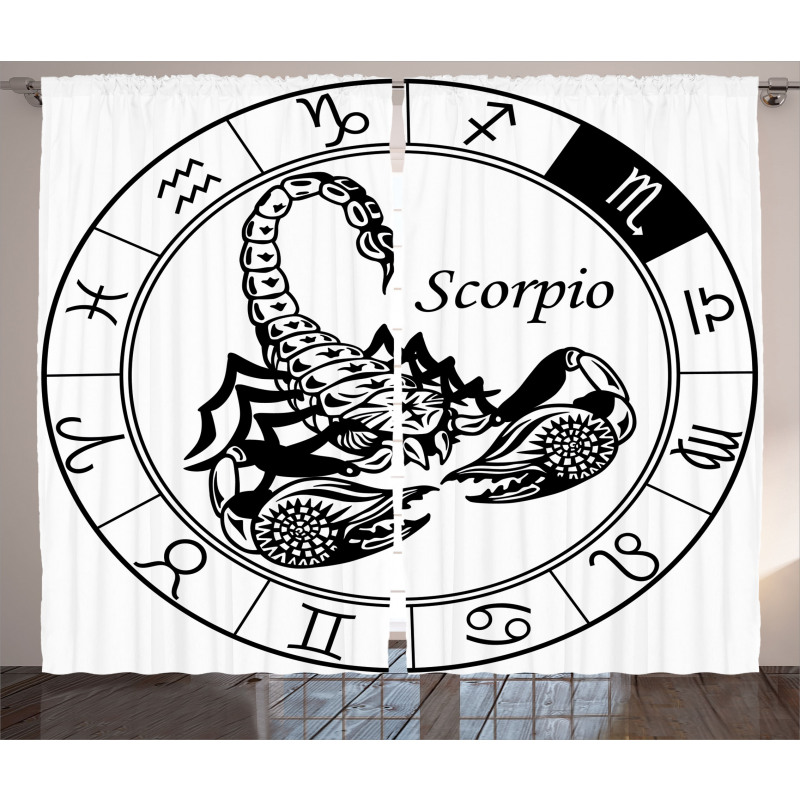 Astrology Signs Scorpio Curtain