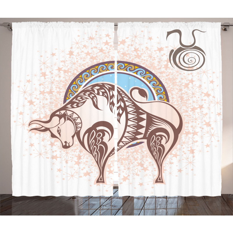 Taurus Astrology Curtain
