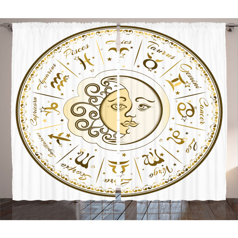 Horoscope Positions Curtain