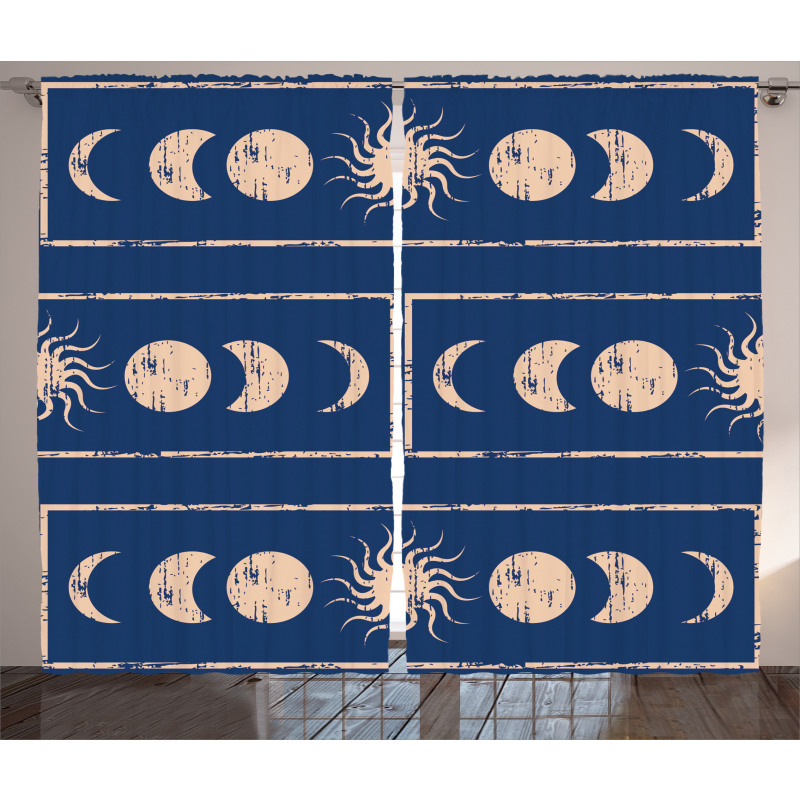 Sun Moon Astrology Curtain