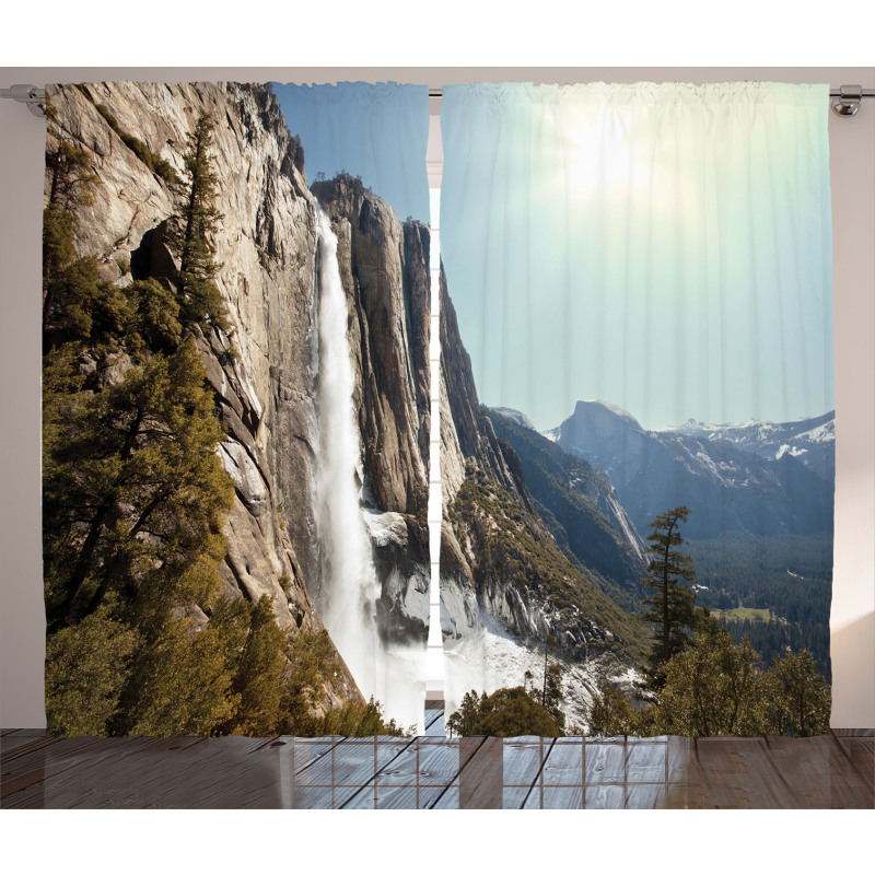 Yosemite Falls Mountain Curtain