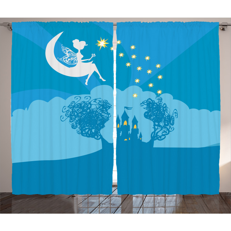 Fairy Tale Princess Girl Curtain