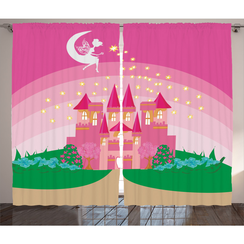 Fairytale Castle Princess Curtain