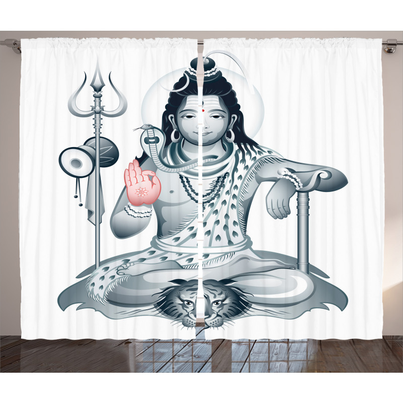 Supreme Figure Meditation Curtain