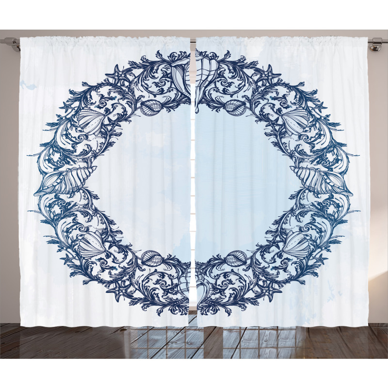 Floral Circle Curtain