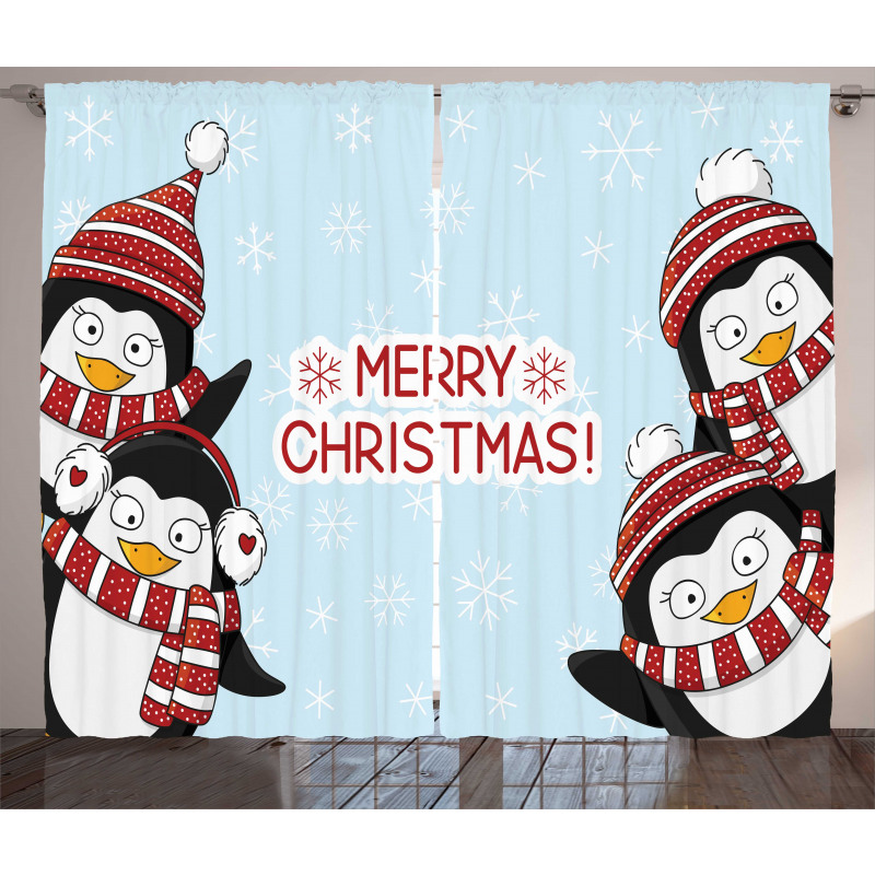 Penguins Kids Curtain