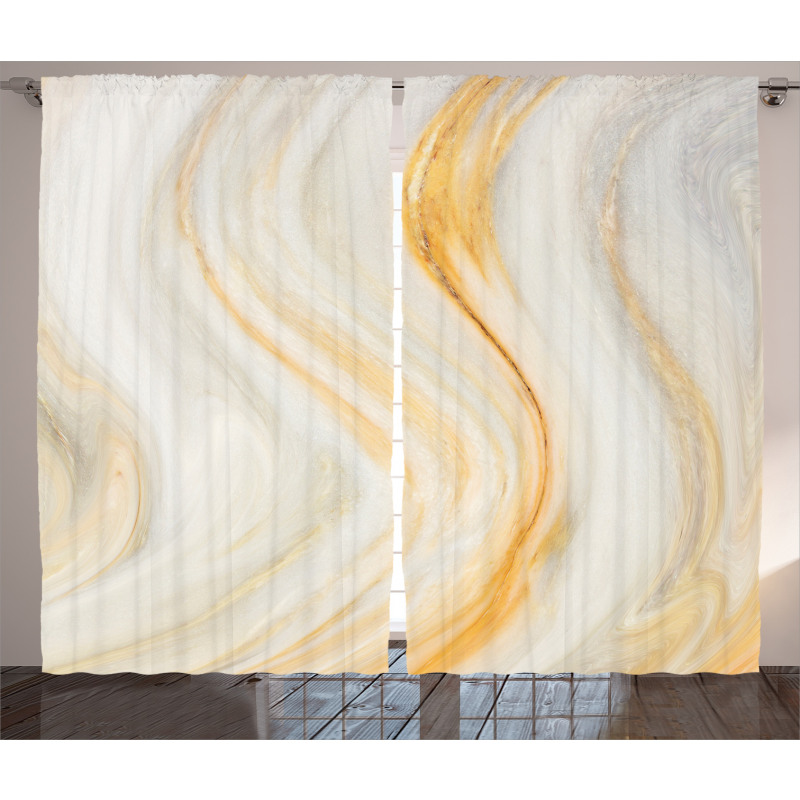 Wavy Marble Effect Curtain